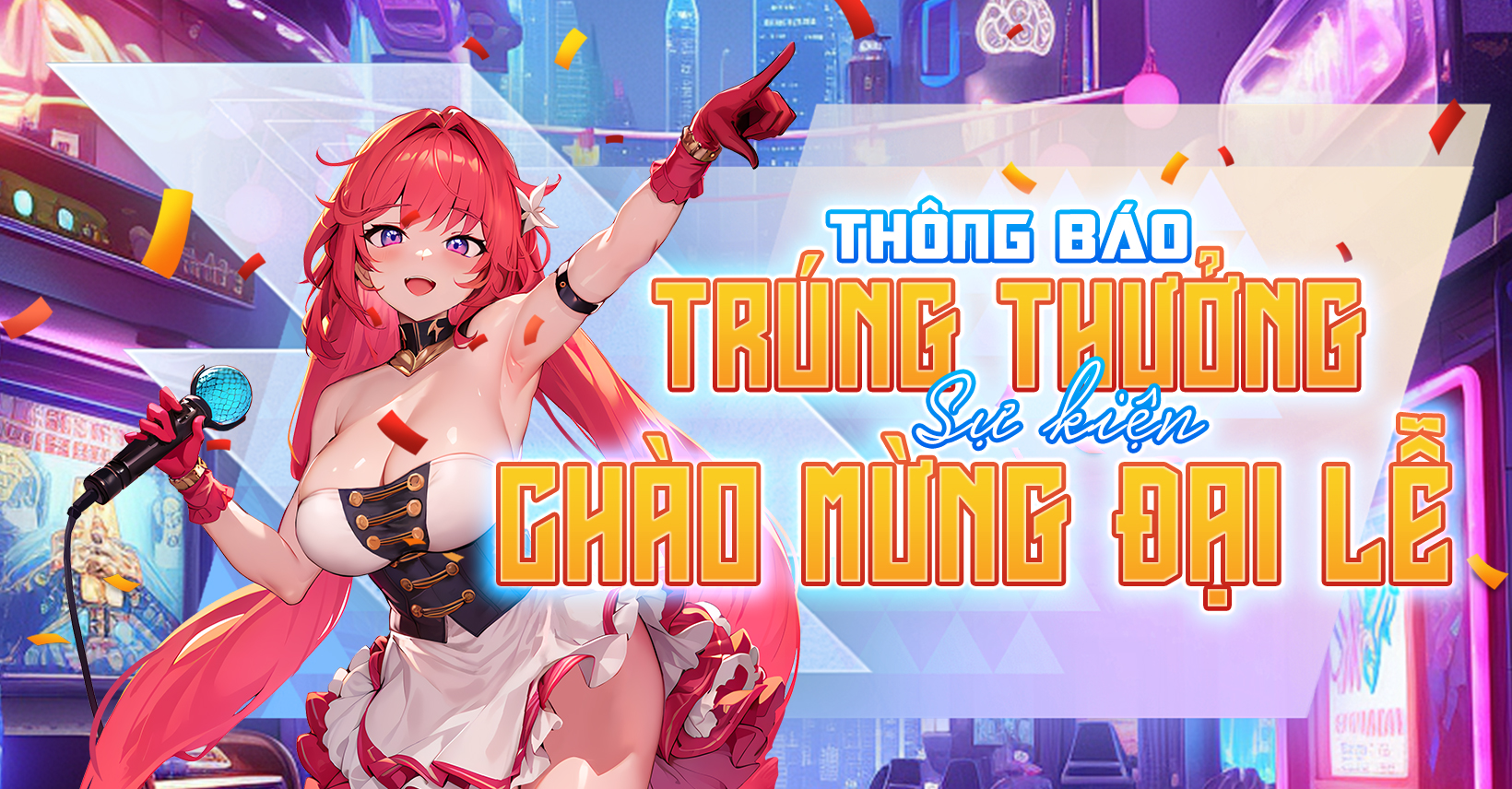 Thông báo danh sách trúng thưởng - Sự kiện Chào Mừng Đại Lễ - Tiêu hao DEDE COIN